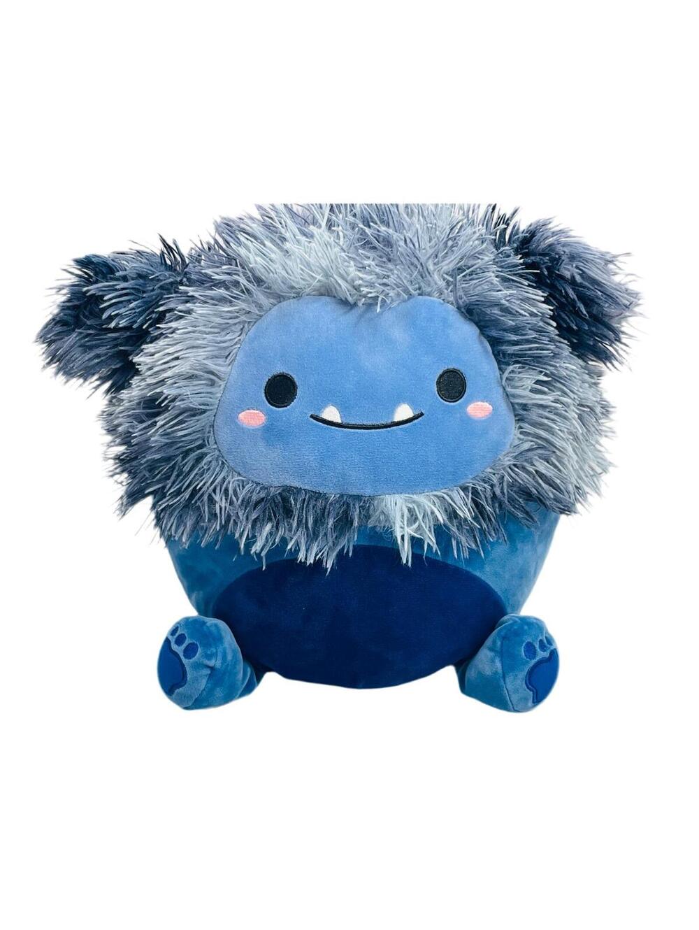 Squishmallows 12" Dani Navy Blue Bigfoot LT WEAR Freshly Laundered